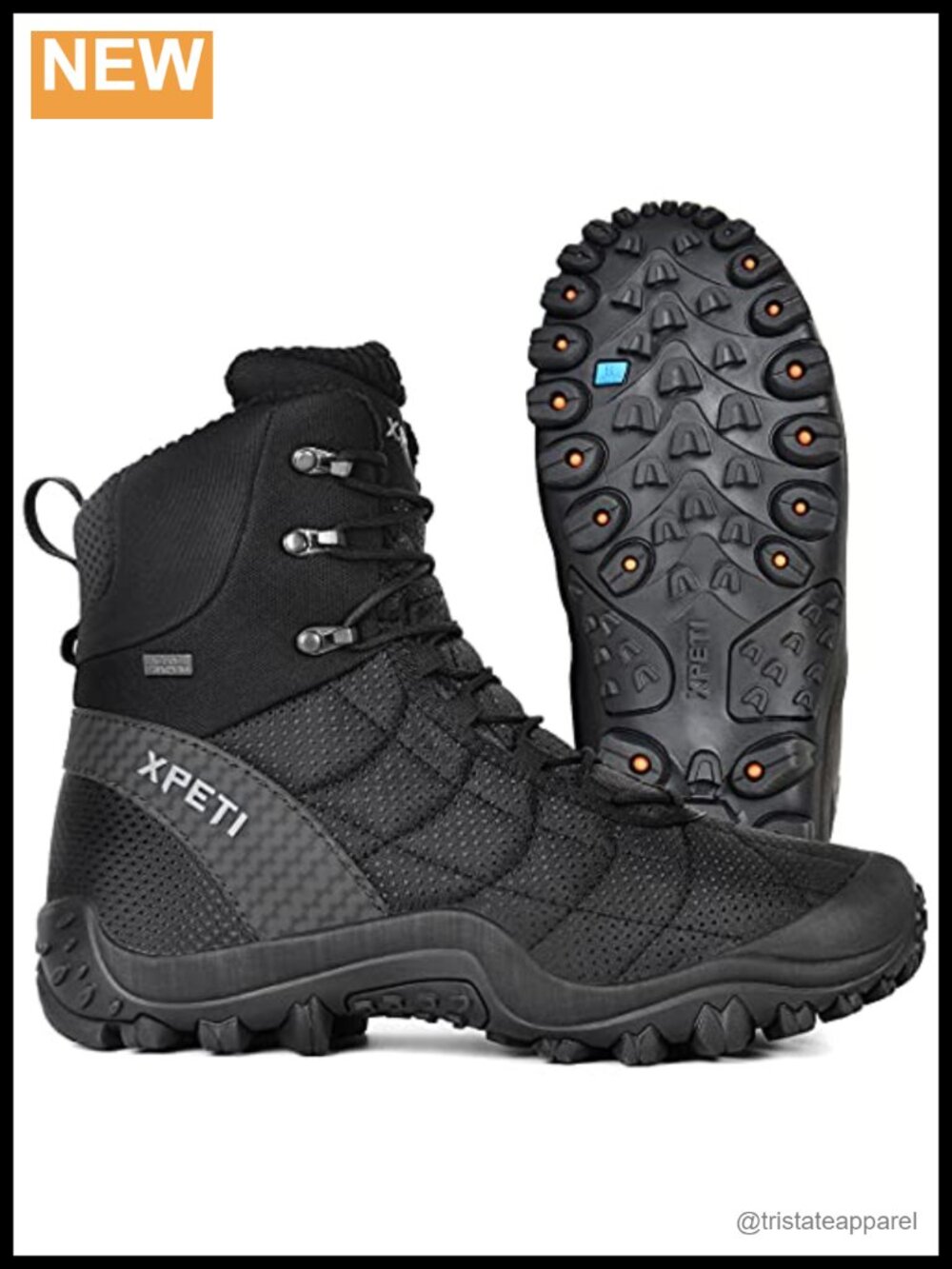 XPETI Crest Thermo Insulated Waterproof High-Top Winter Hiking Boots -13°F